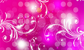 Pink Art background with swirls